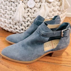 Sole Society suede booties